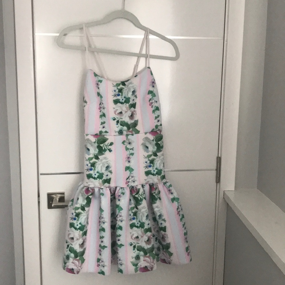 Floral scuba dress